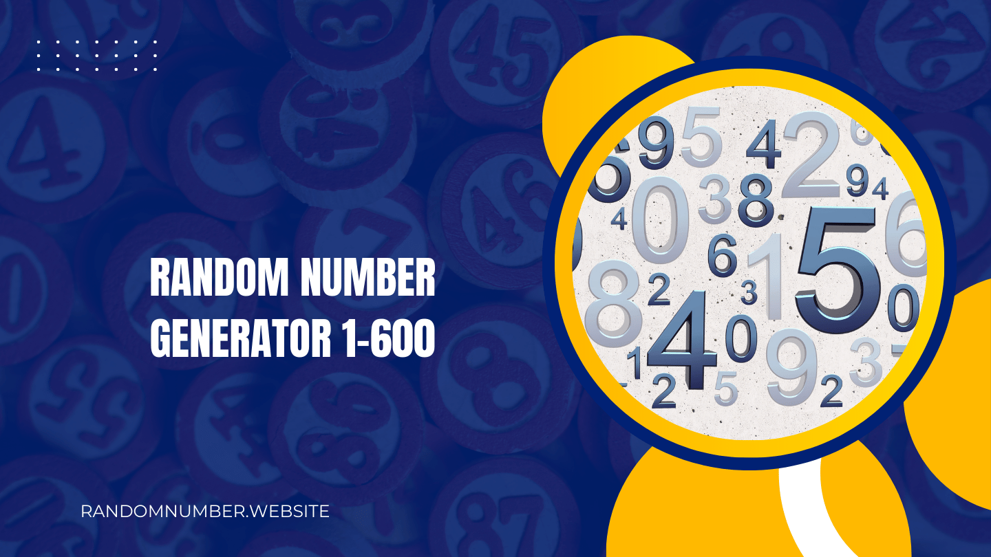 Random Number Generator 1-600