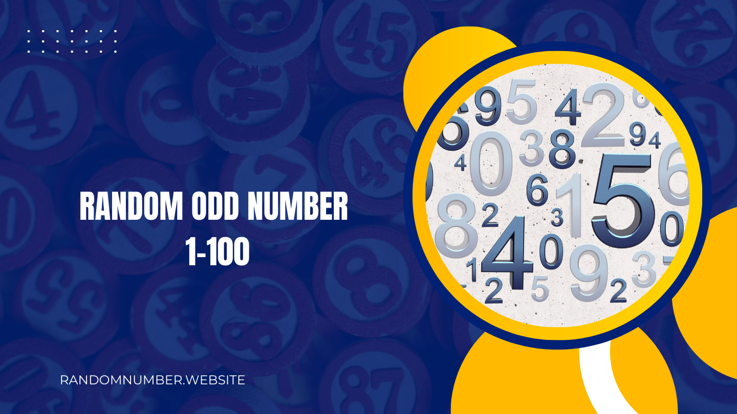 Random Odd Number 1-100
